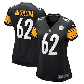 womens nike ryan mccollum black pittsburgh steelers game pl